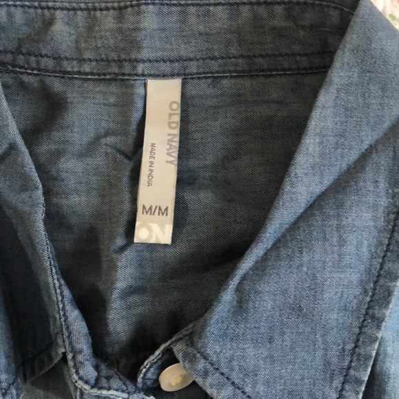 Chambray Shirt Dress - Picture 2 of 3